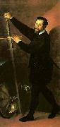 Bartolomeo Passerotti, Portrait of a man with a sword
